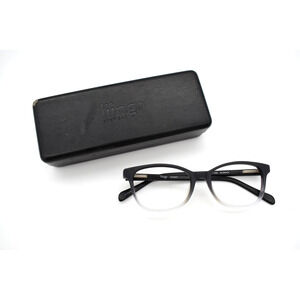 Liingo Sandy 48-16-135mm Onyx Eyeglasses FRAMES ONLY - VERY GOOD CONDITION